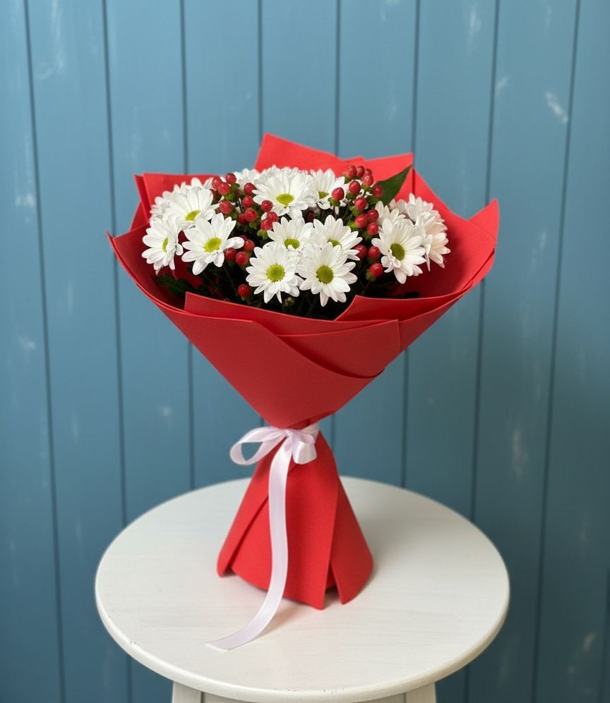 Букет цветов из: Хризантемы в Идринском