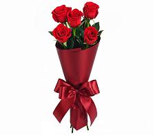 Букет 5 Красных роз Эдлесс Лав в Идринском