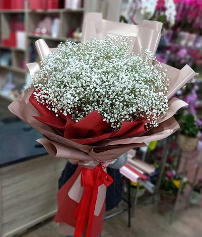 Букет цветов из: Гипсофила в Идринском