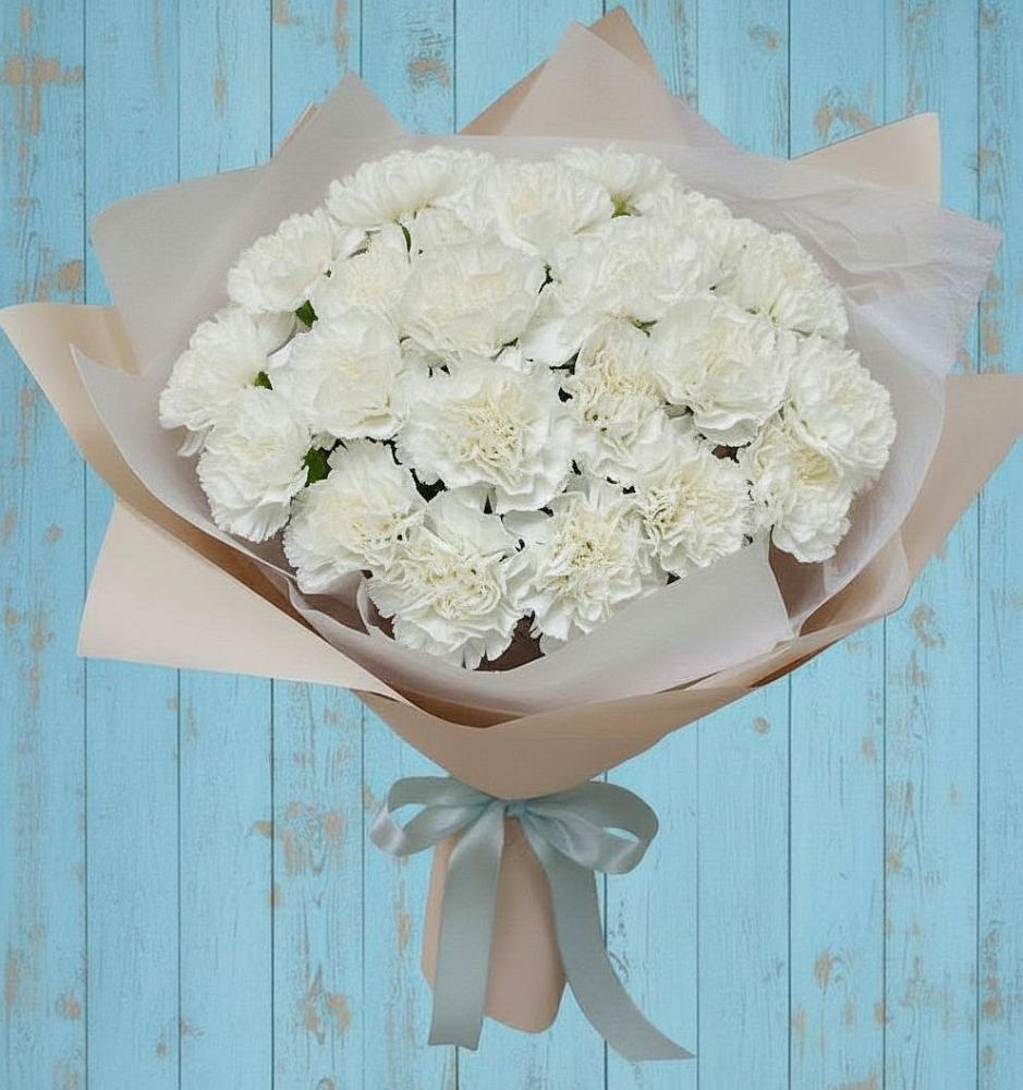 Букет цветов из: Гвоздики в Идринском