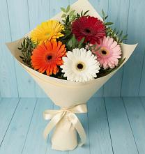 Букет цветов из:  Герберы в Идринском