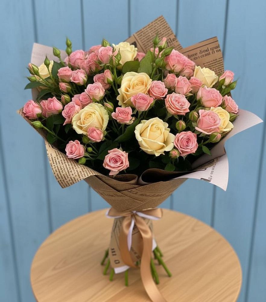 Букет цветов из: Розы в Идринском