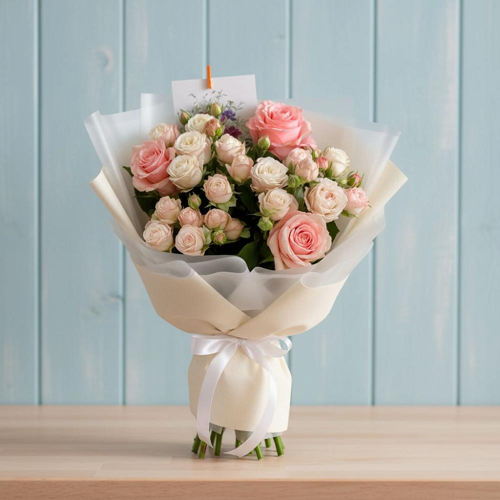 Букет цветов из: Розы в Идринском