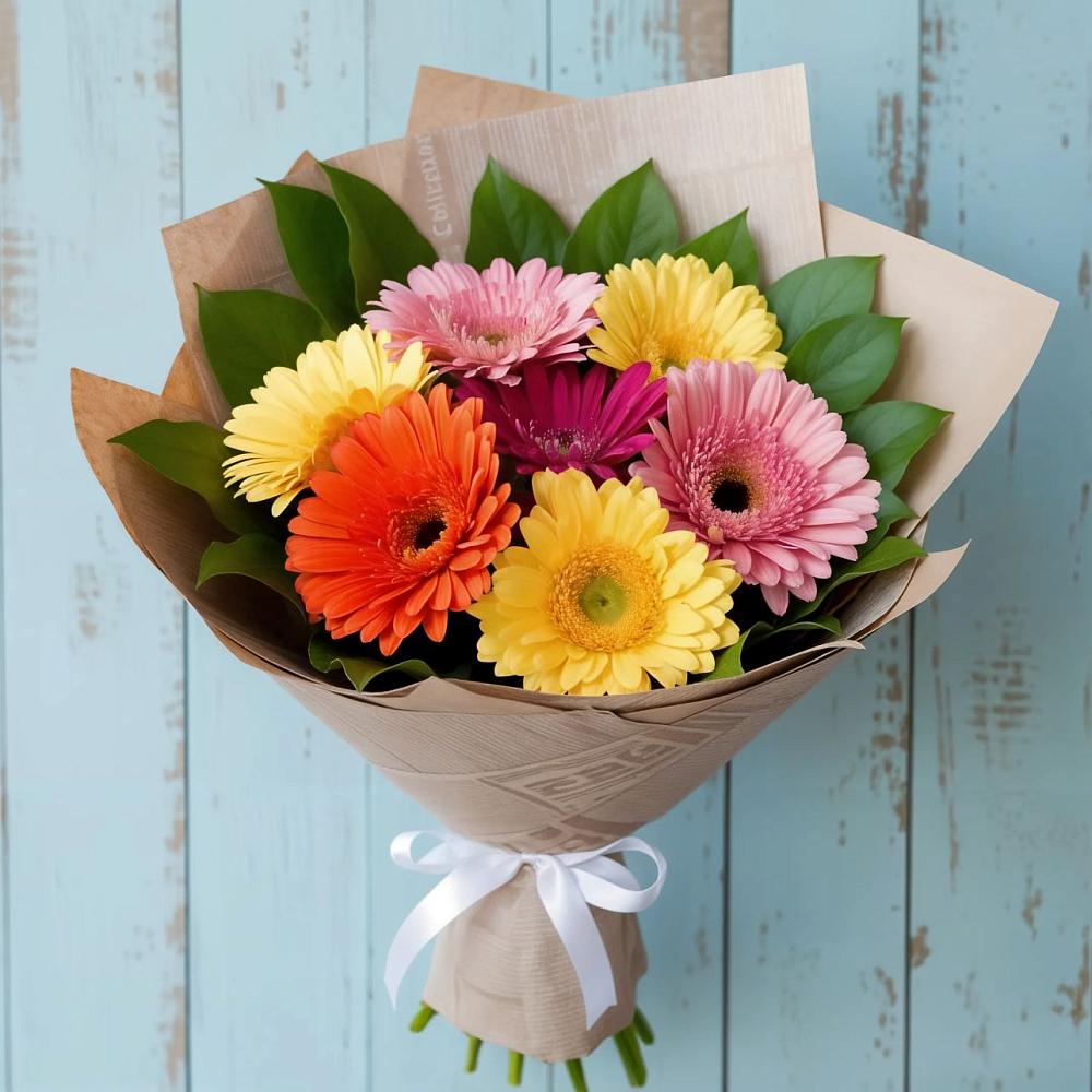 Букет цветов из: Герберы в Идринском