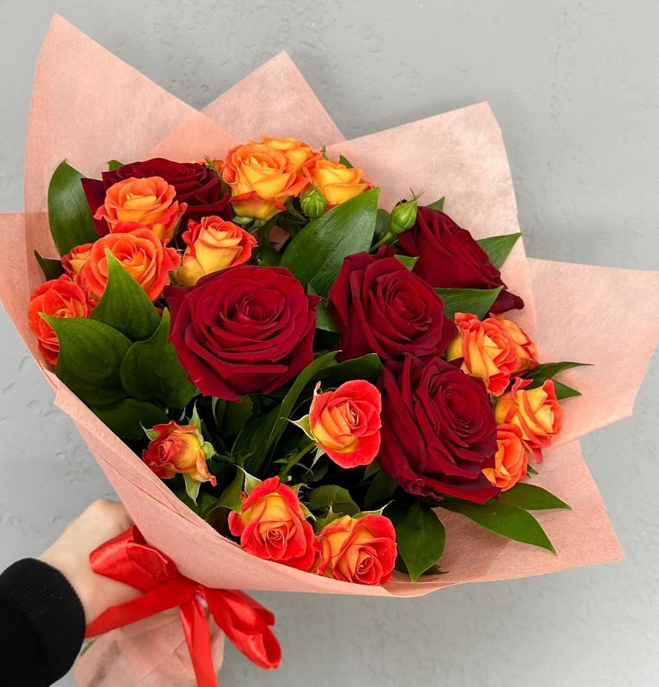 Букет Любовь и восторг в Идринском