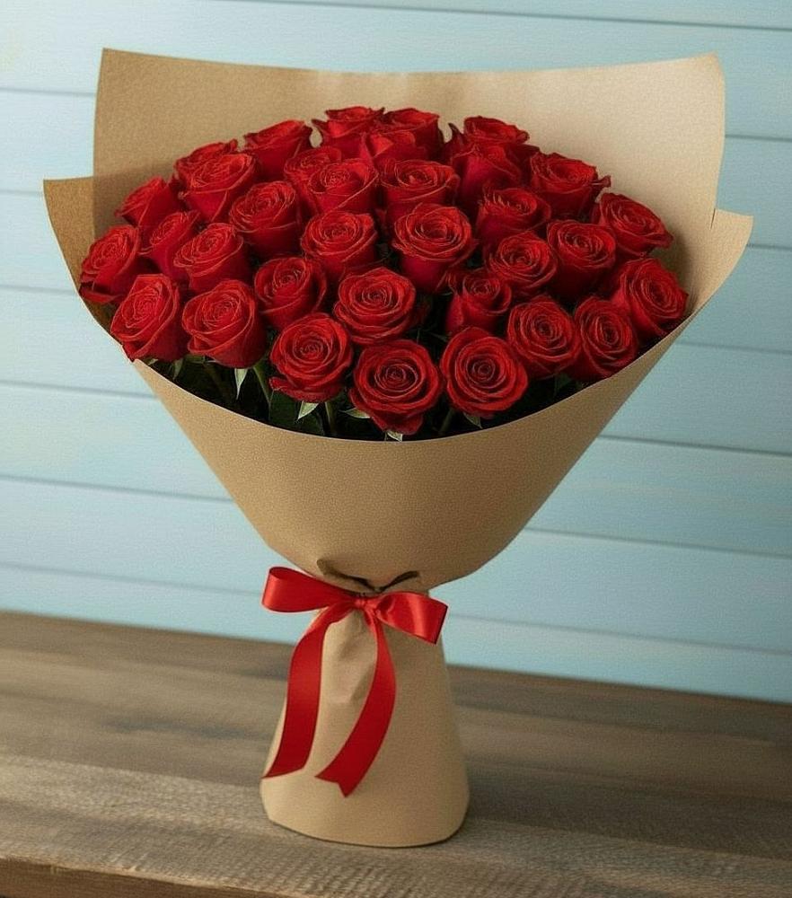 Букет Красные розы Милано в Идринском