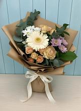 Букет цветов из:  Герберы и Хризантемы в Идринском