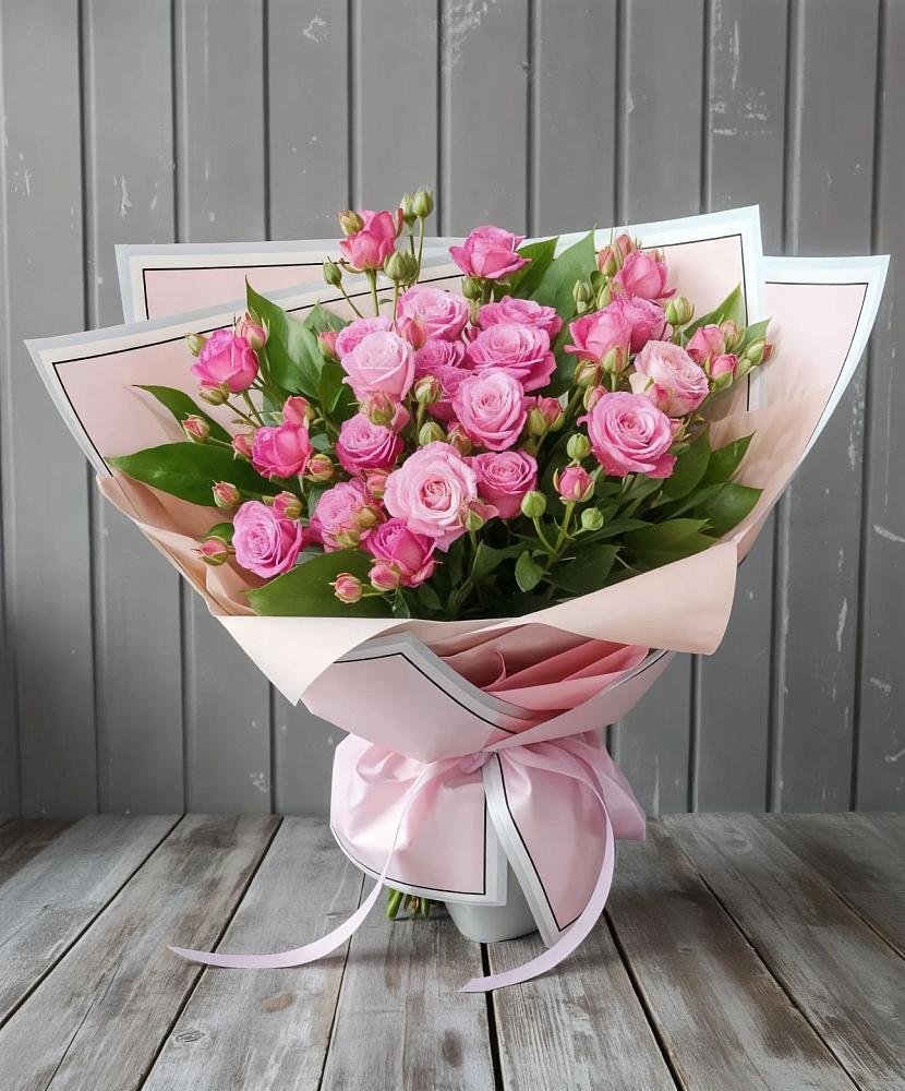 Букет Розовый кустик в Идринском