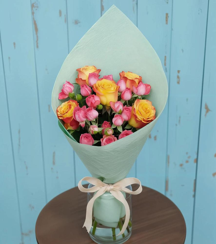 Букет цветов из: Розы в Идринском