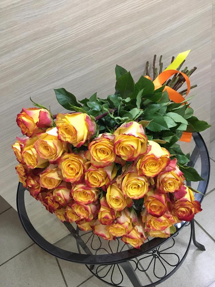 Букет Желтые розы в Идринском