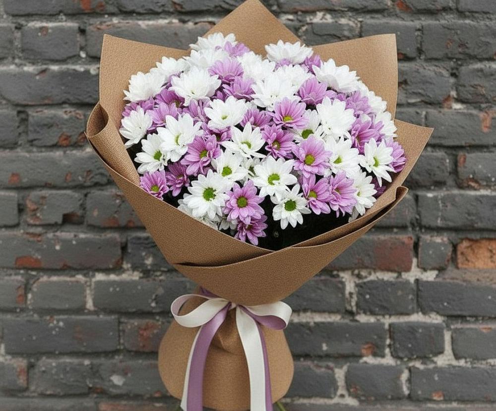 Букет цветов из: Хризантемы в Идринском