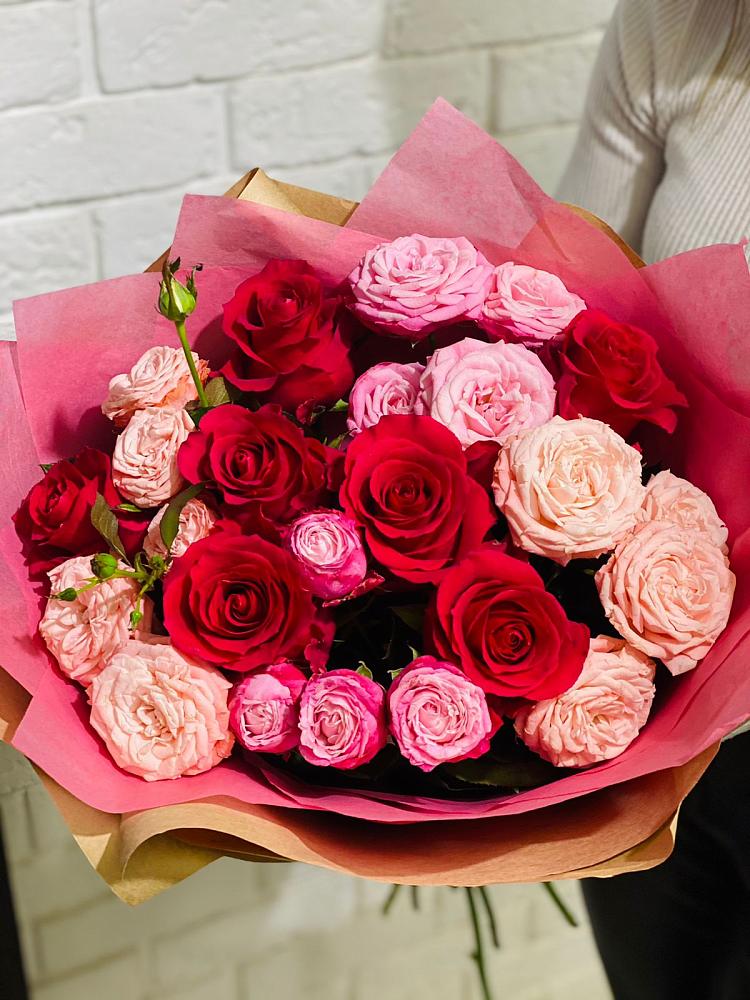 Букет цветов из: Розы в Идринском