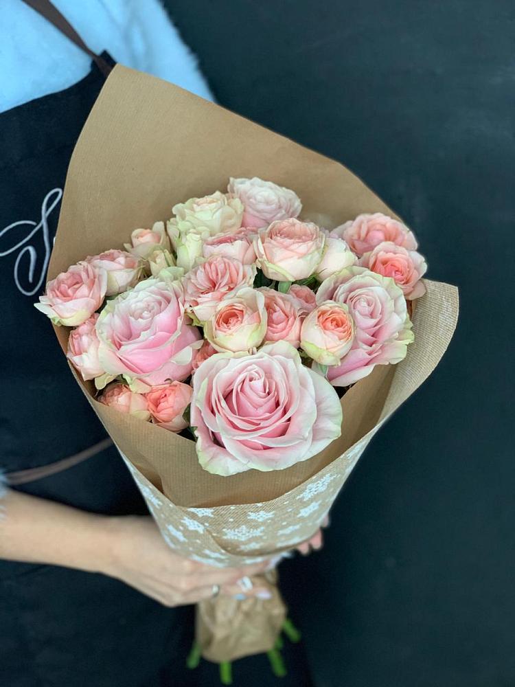 Букет цветов из: Хризантемы и Розы в Идринском