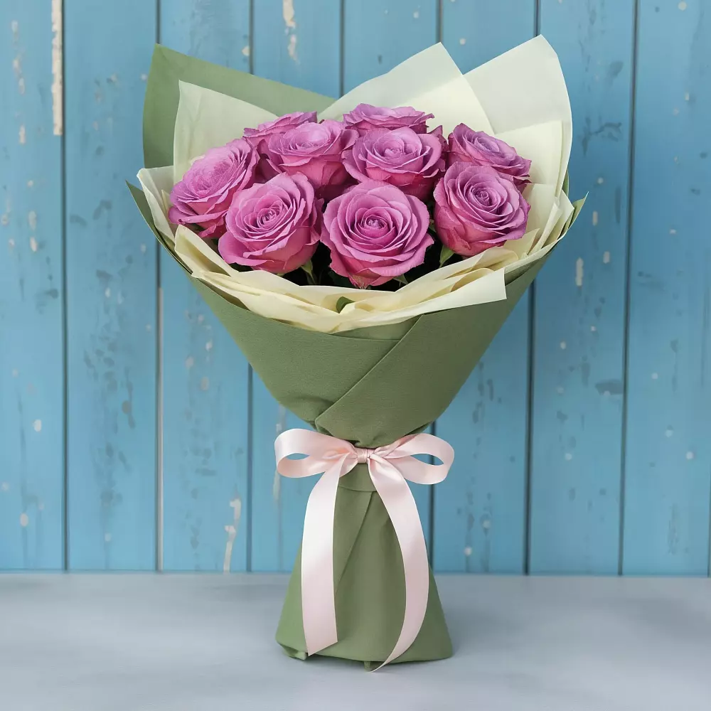 Букет Розы Фёрст Леди в Идринском