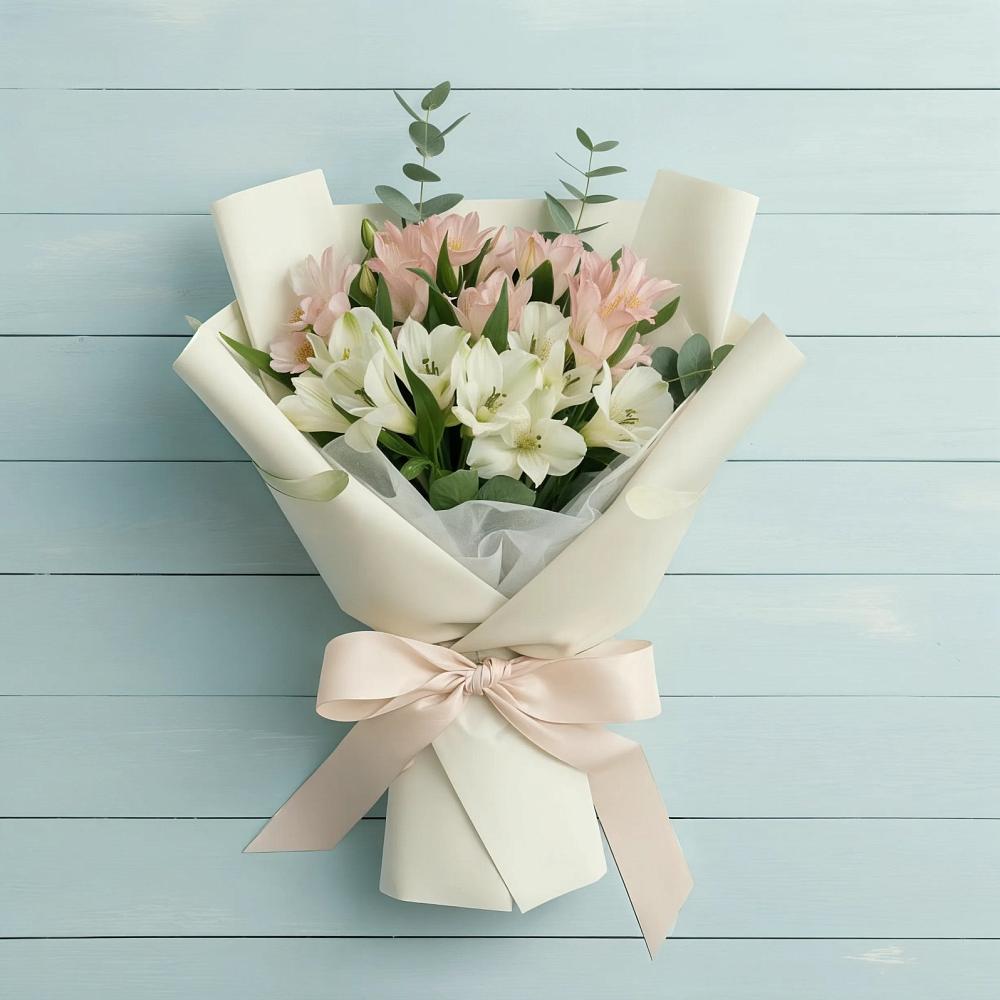 Букет цветов из: Альстромерии в Идринском