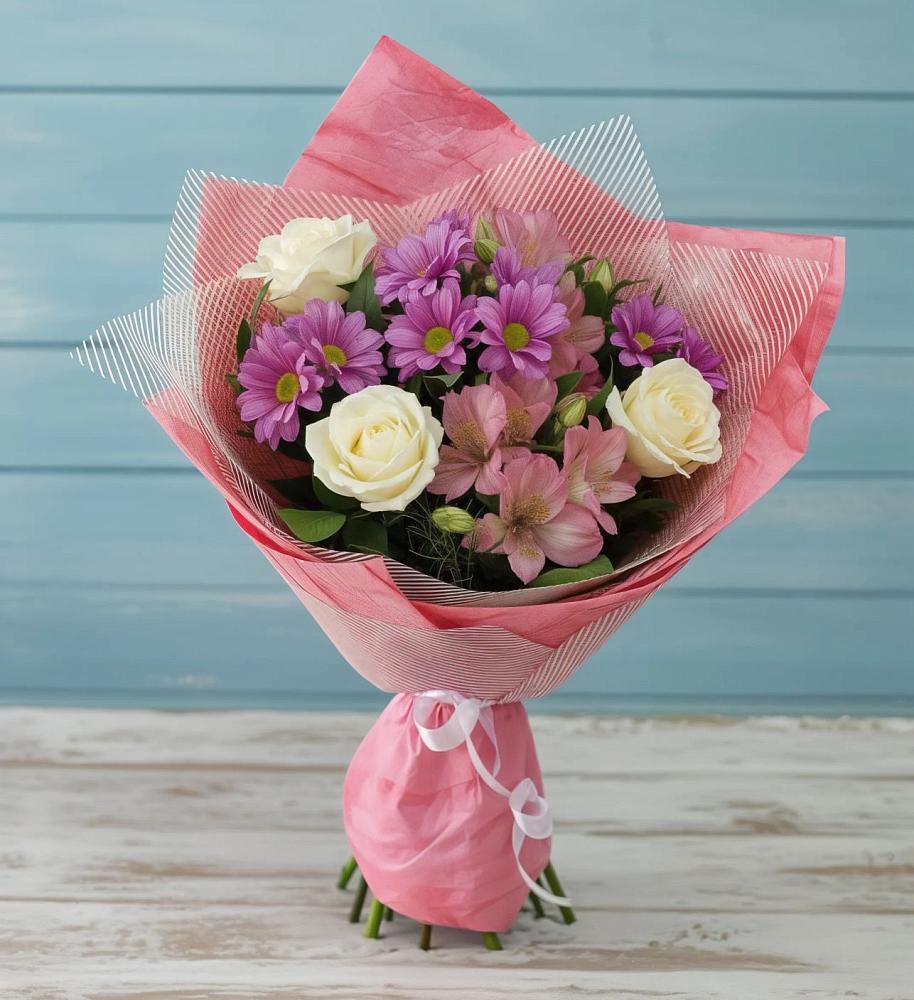 Букет цветов из: Герберы в Идринском