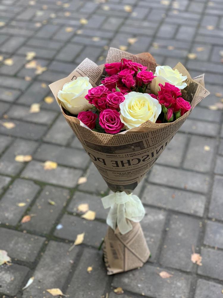 Букет цветов из: Розы в Идринском