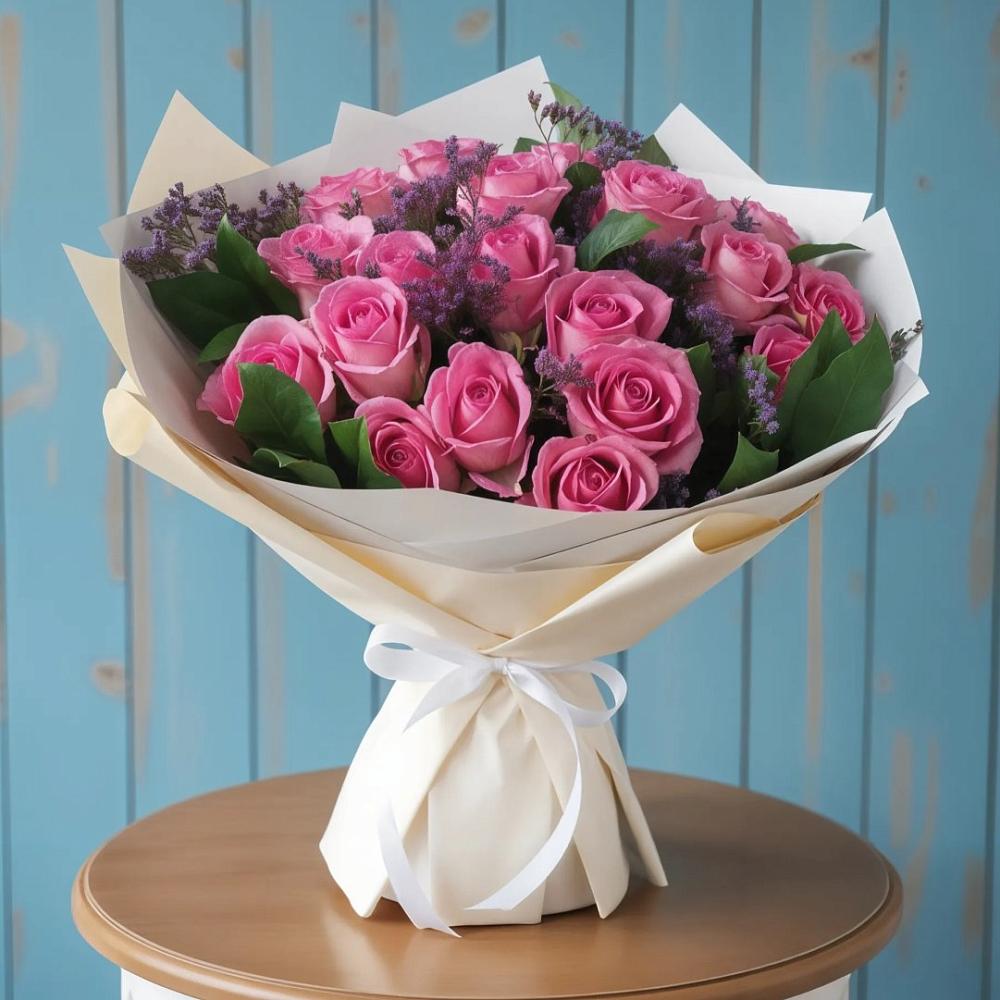 Букет цветов из: Розы в Идринском