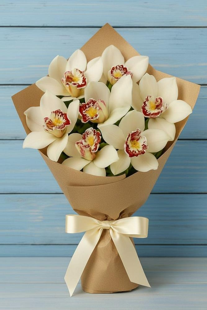 Букет цветов из: Орхидеи и Розы в Идринском