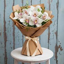 Букет цветов из:  Орхидеи и Розы в Идринском